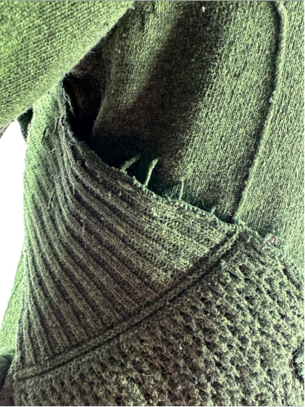 Anthropologie Moth cardigan cotton angora cashmere eccentric fairy sz sm - Picture 13 of 14